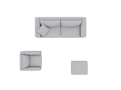 Detail Top View Sofa Png Nomer 17