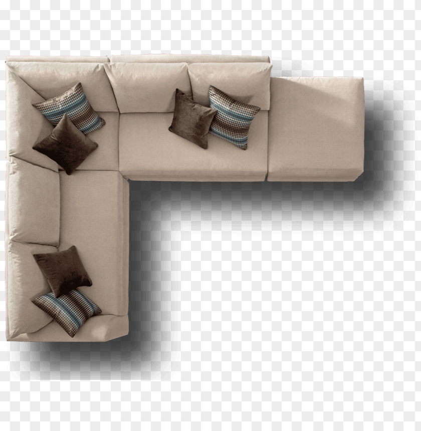 Detail Top View Sofa Png Nomer 10