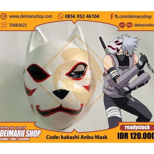 Detail Topeng Anbu Kakashi Nomer 5