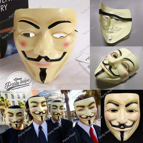 Detail Topeng Hacker Anonymous Nomer 49