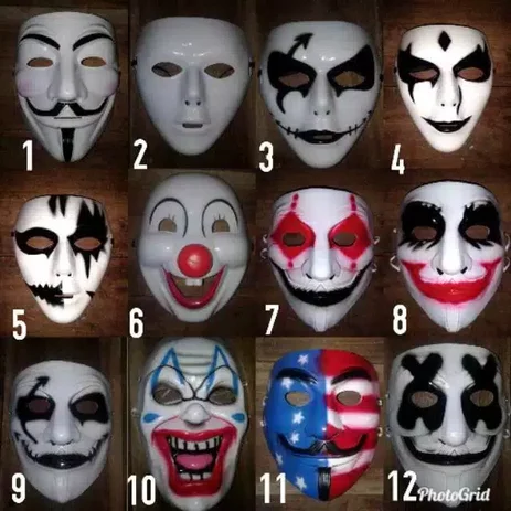 Detail Topeng Hacker Seram Nomer 13