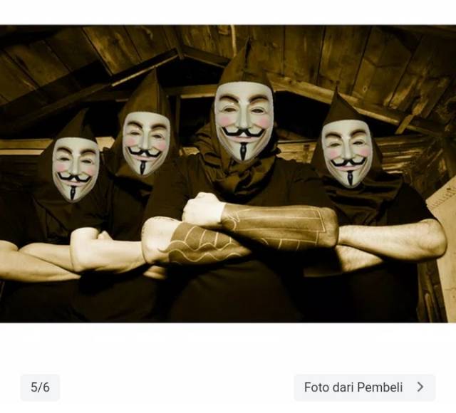 Detail Topeng Hacker Seram Nomer 27