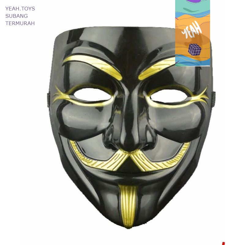 Detail Topeng Hacker Seram Nomer 4