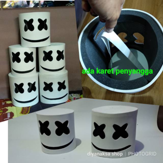 Detail Topeng Marshmello Nomer 10