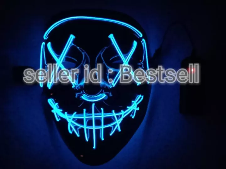 Detail Topeng Marshmello Led Nomer 17