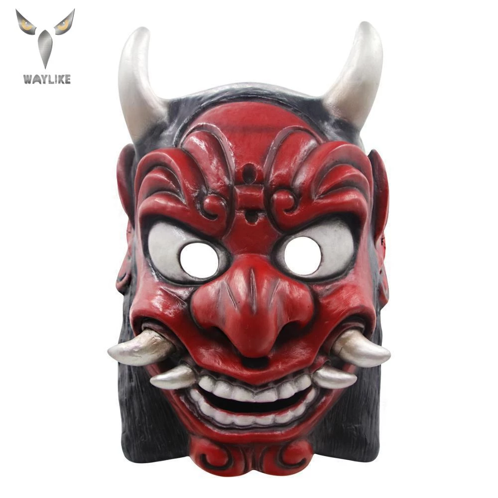Detail Topeng Oni Samurai Nomer 40