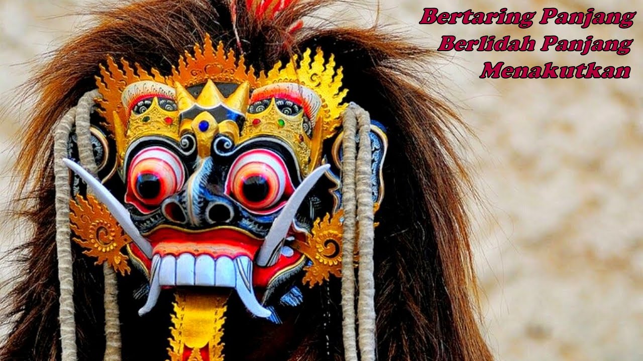 Detail Topeng Rangda Seram Nomer 13