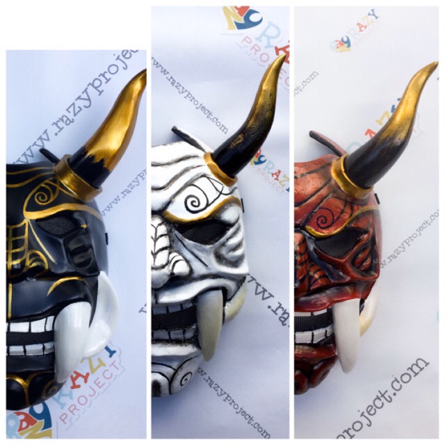 Detail Topeng Samurai Nomer 8