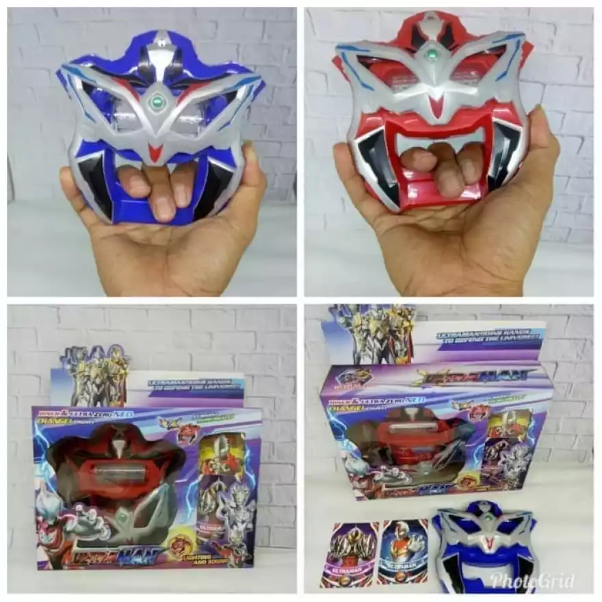 Detail Topeng Ultraman Zero Nomer 55