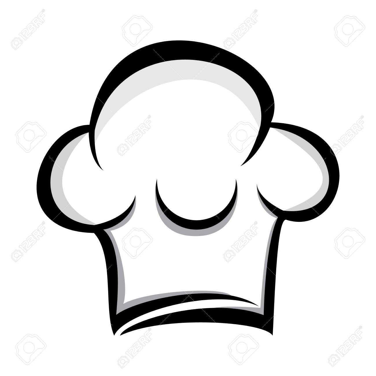 Detail Topi Chef Vector Nomer 10