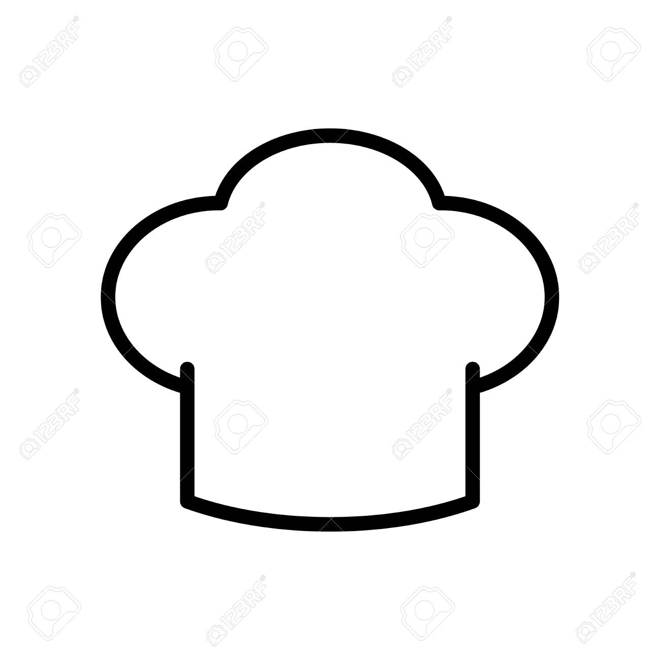 Detail Topi Chef Vector Nomer 27