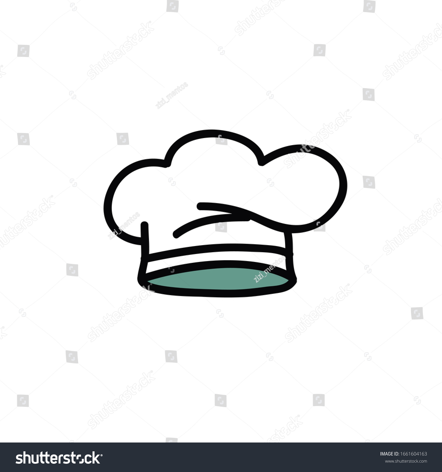 Detail Topi Chef Vector Nomer 51