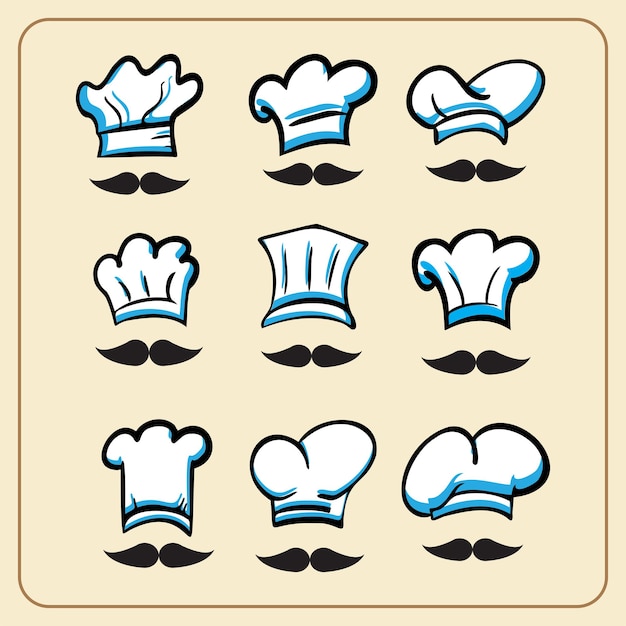 Detail Topi Chef Vector Nomer 53