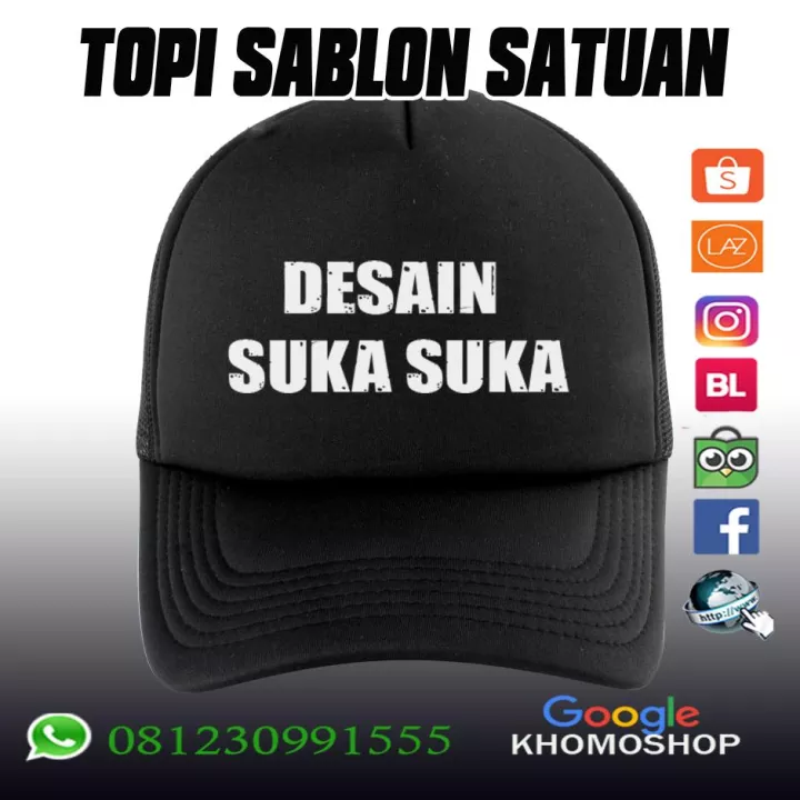 Detail Topi Desain Sendiri Satuan Nomer 2