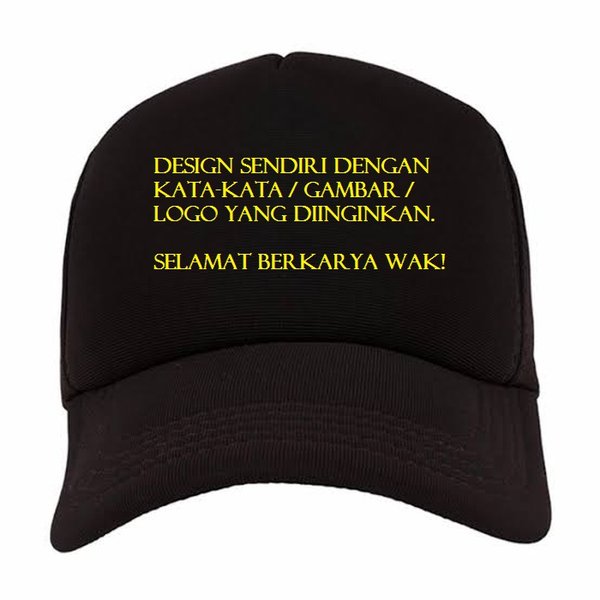 Detail Topi Desain Sendiri Satuan Nomer 25