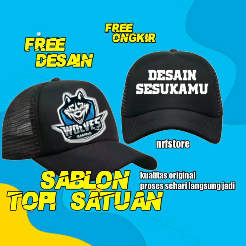 Detail Topi Desain Sendiri Satuan Nomer 40