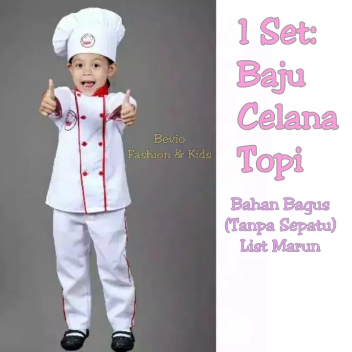 Detail Topi Koki Cilik Nomer 21