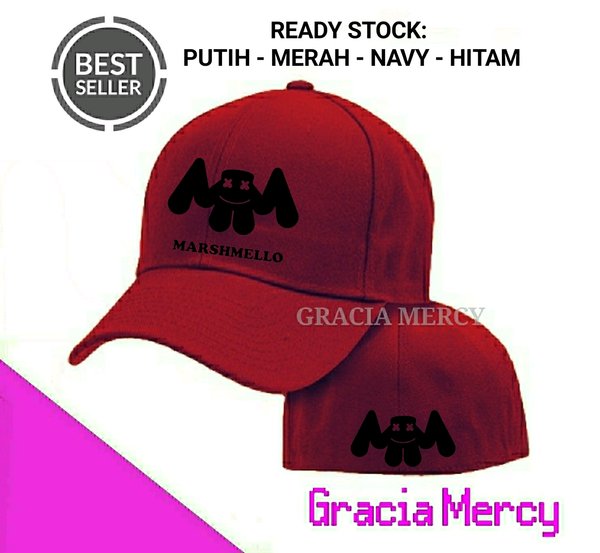 Detail Topi Marshmello Nomer 25
