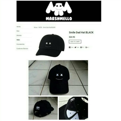 Detail Topi Marshmello Nomer 28