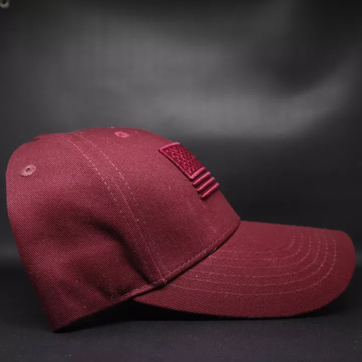 Detail Topi Merah Maroon Nomer 45