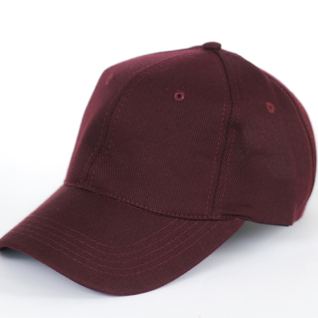 Detail Topi Merah Maroon Nomer 9