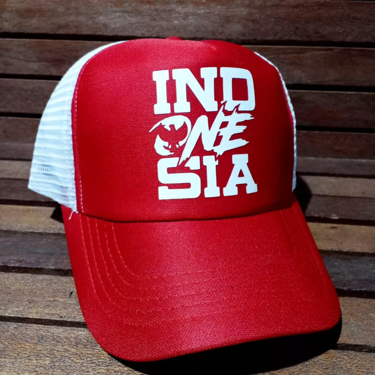 Detail Topi Merah Putih Nomer 44