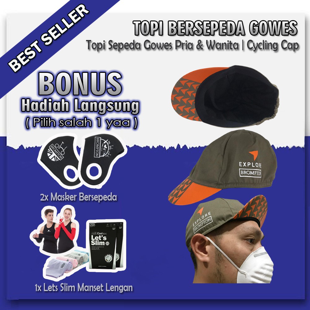 Detail Topi Sepeda Lipat Nomer 36