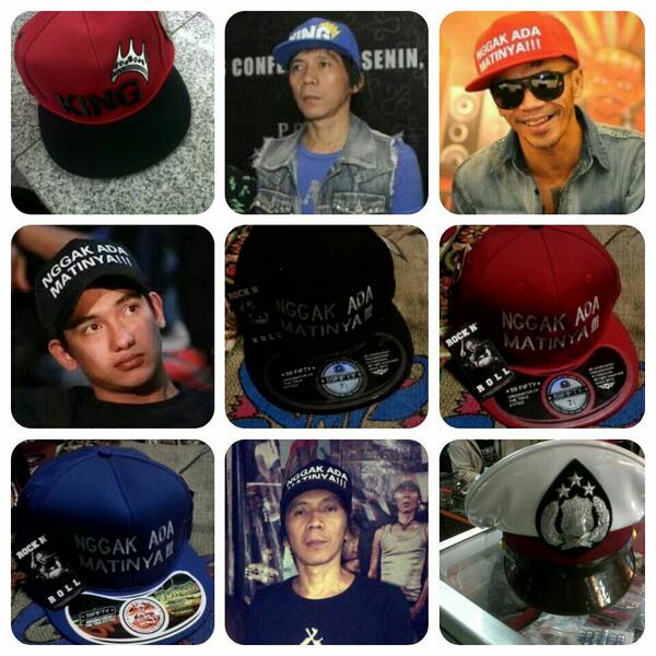 Detail Topi Slank Nomer 50