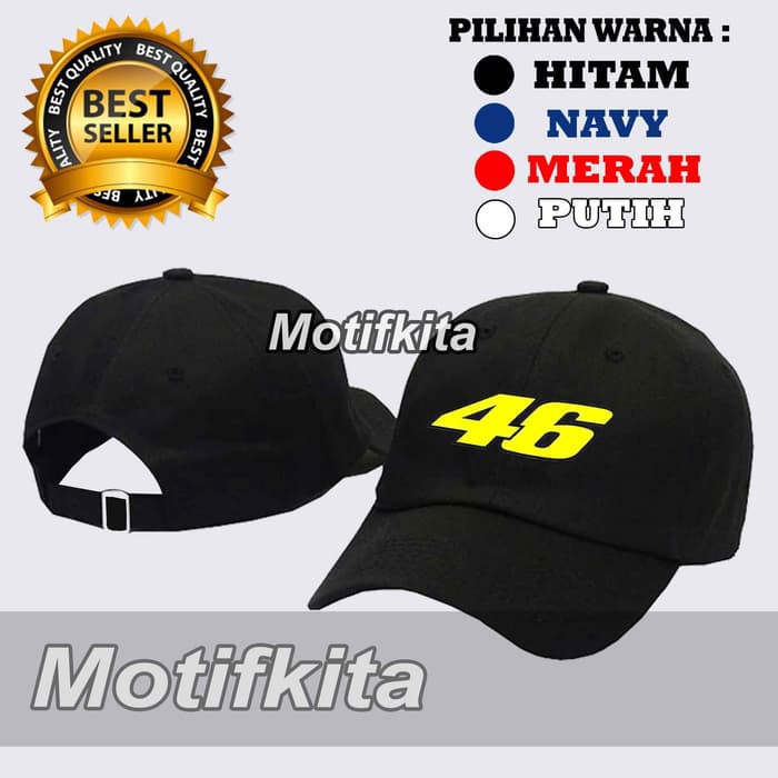 Detail Topi Vr46 Nomer 18