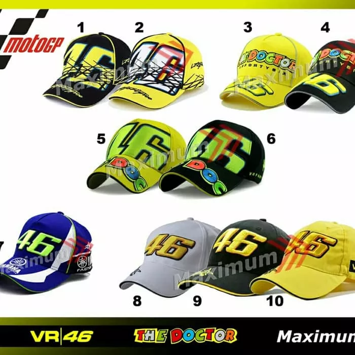 Detail Topi Vr46 Original Nomer 19