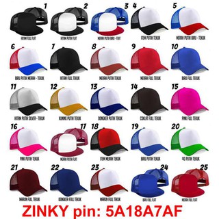 Detail Topi Warna Warni Nomer 22