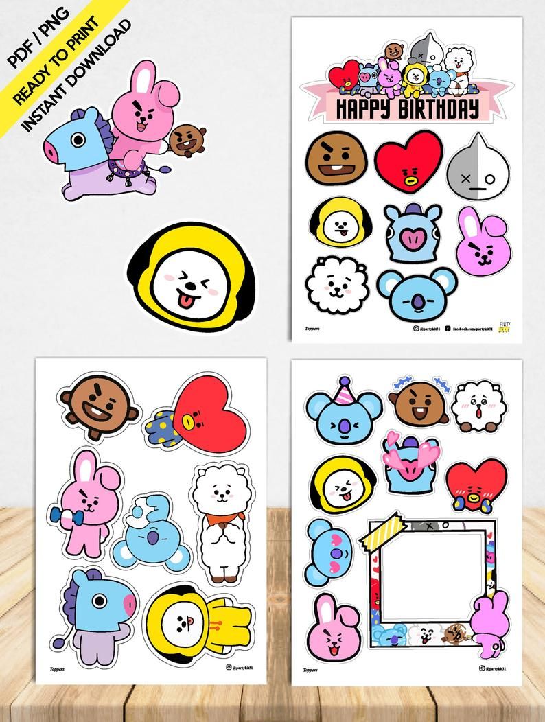 Detail Topper Bt21 Png Nomer 8