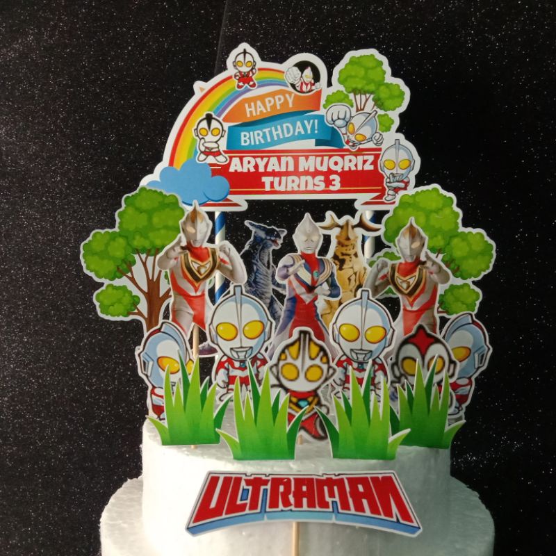 Detail Topper Happy Birthday Ultraman Nomer 39