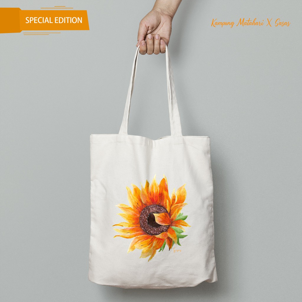 Detail Tote Bag Bunga Matahari Nomer 3