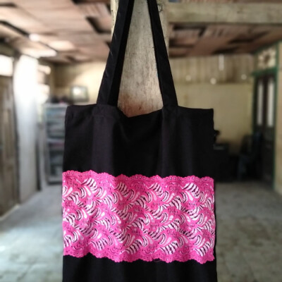 Detail Tote Bag Dari Kain Perca Nomer 18