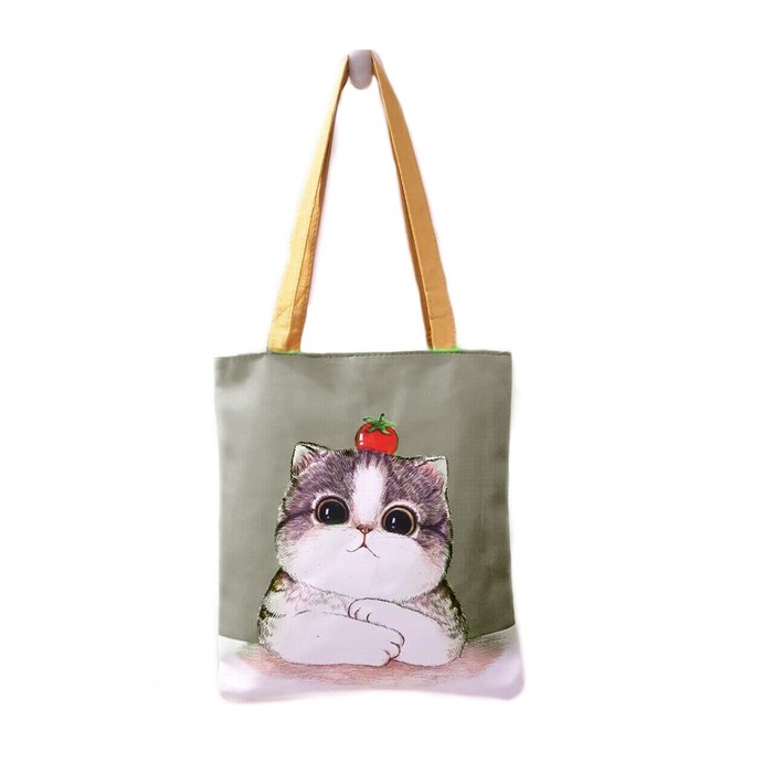 Detail Tote Bag Kucing Nomer 14