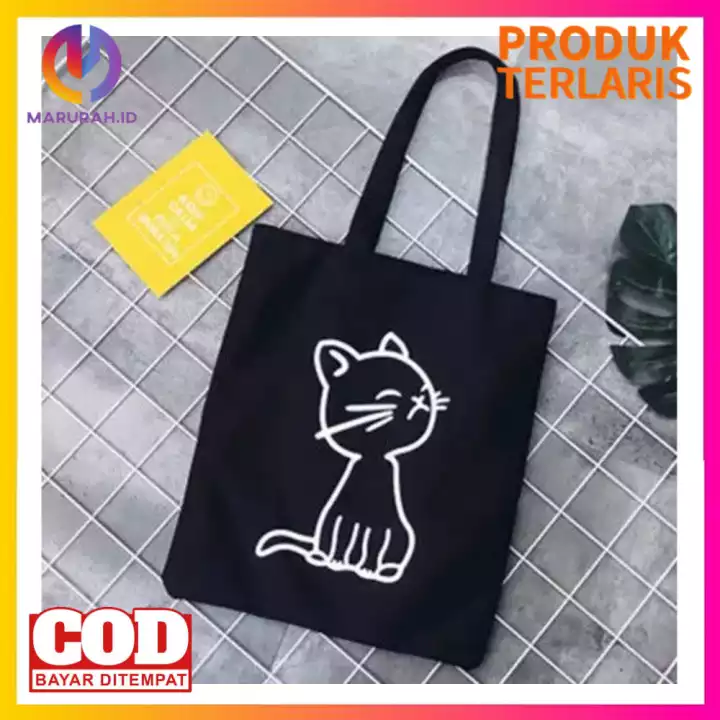 Detail Tote Bag Kucing Nomer 20