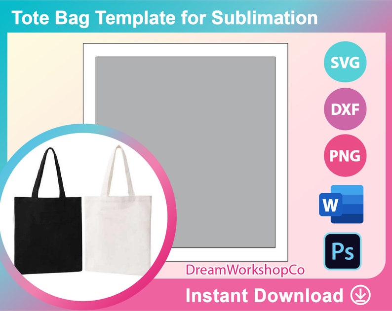 Detail Tote Bag Template Png Nomer 22