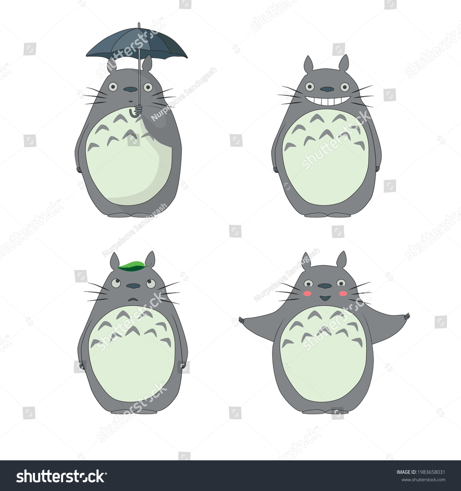 Detail Totoro Vector Nomer 11
