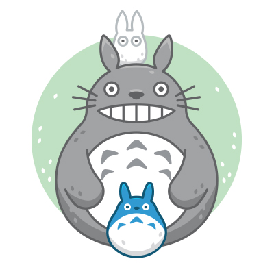 Detail Totoro Vector Nomer 17