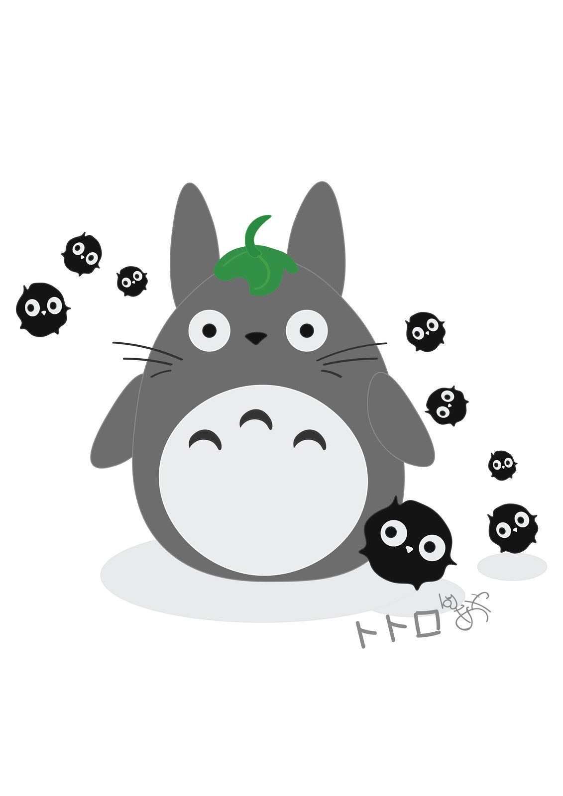 Detail Totoro Vector Nomer 3