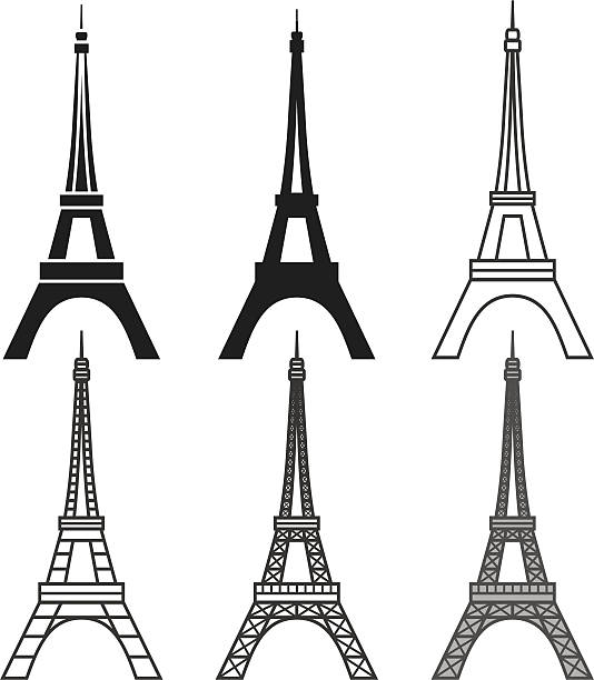 Detail Tour Eiffel Clipart Nomer 31