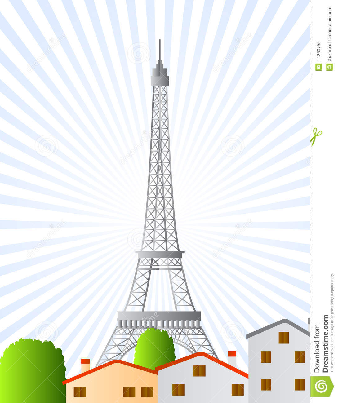 Detail Tour Eiffel Clipart Nomer 34