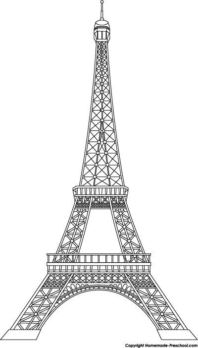 Detail Tour Eiffel Clipart Nomer 36