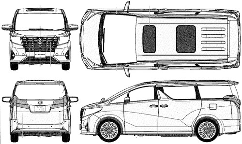 Detail Toyota Alphard Vector Nomer 11