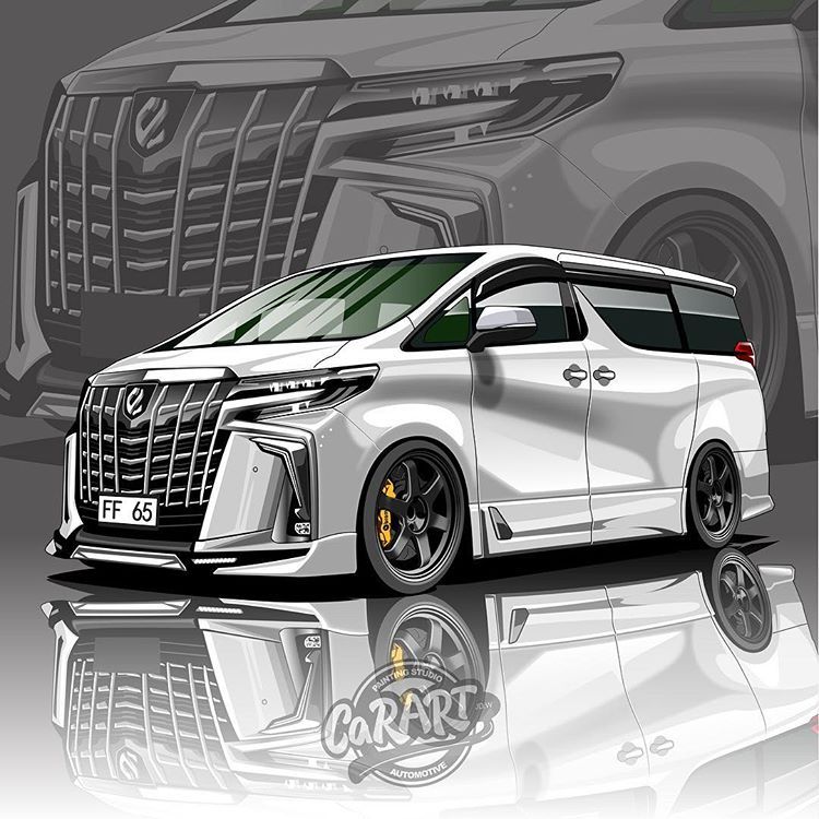 Detail Toyota Alphard Vector Nomer 14