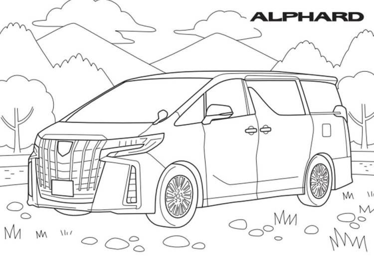 Detail Toyota Alphard Vector Nomer 20