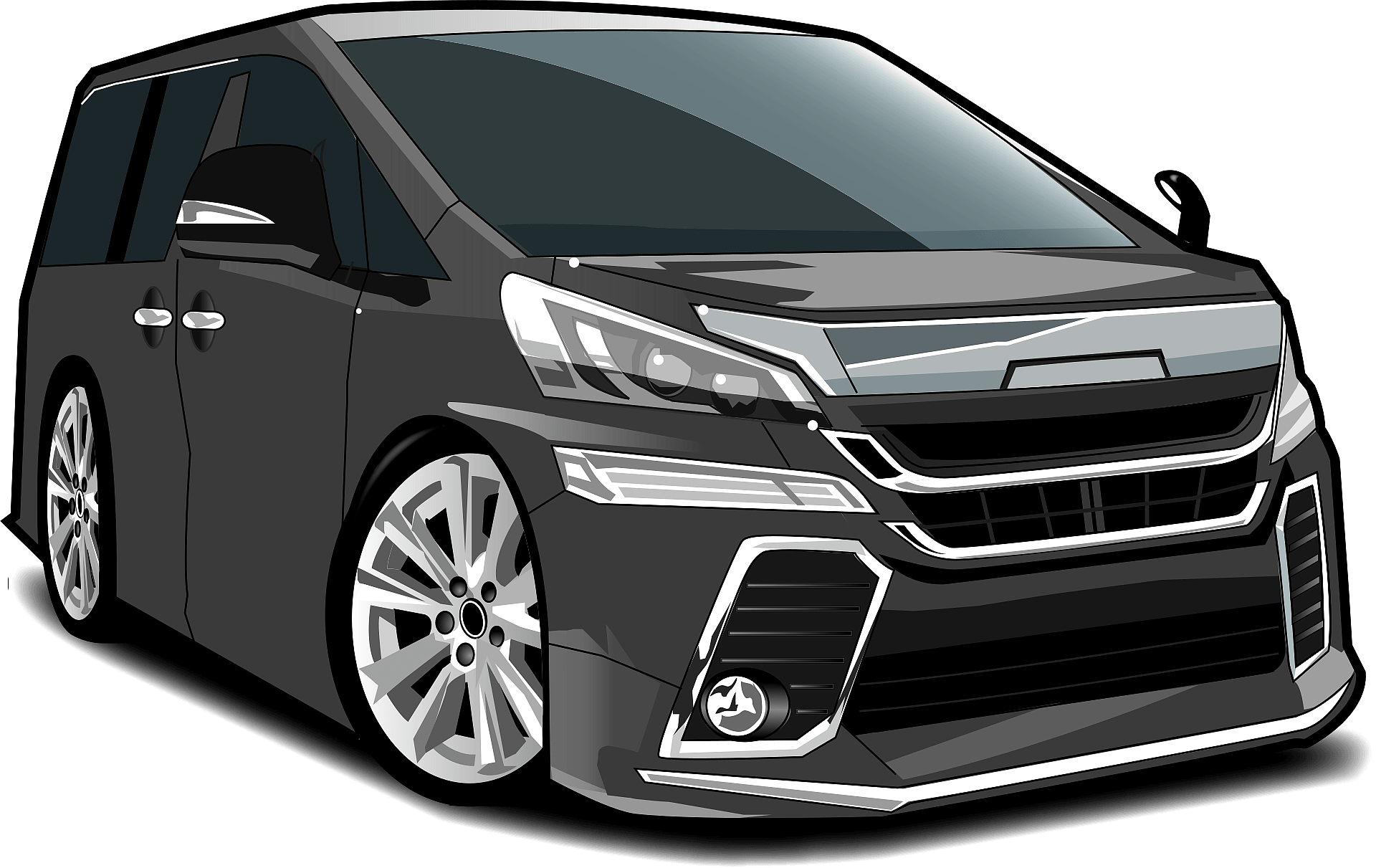 Detail Toyota Alphard Vector Nomer 43