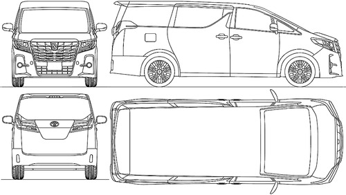 Detail Toyota Alphard Vector Nomer 6