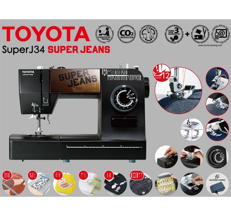 Detail Toyota Super Jeans Sewing Machine Nomer 46